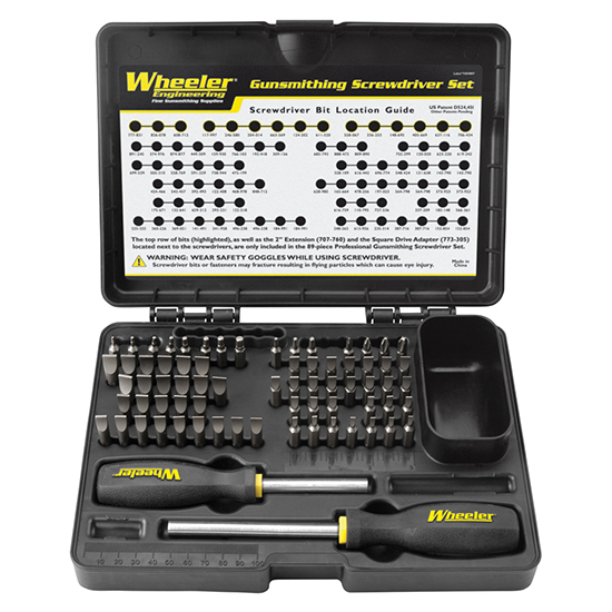 WHEELER 72 PIECE GUN SCREWDRIVER KIT - Hunting Accessories